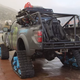 Illustration for article titled Ken Blocks Snow-Slaying Off-Road RaptorTRAX Looks Even Cooler Up Close